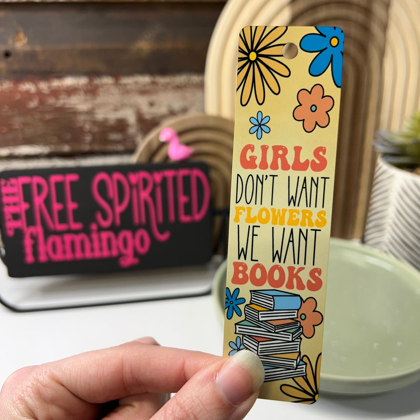 Don't Want Flowers We Want Books